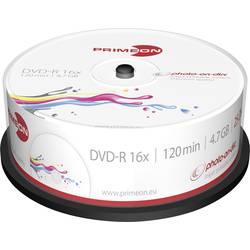 Primeon 2761205 DVD-R 4.7 GB 25 ks vřeteno s potiskem