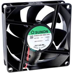 Sunon EF80251B1-1000U-A99 axiální ventilátor, 12 V/DC, 69.94 m³/h, (d x š x v) 25 x 80 x 80 mm, EF80251B1-1000U-A99