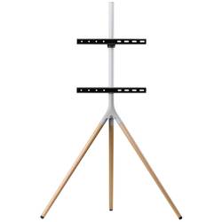 One For All 65 TV Stand Tripod Oak & Silver grey TV stojan lze nastavit výšku, lze natočit 81,3 cm (32) - 165,1 cm (65) nakláněcí, nastavitelná výška,