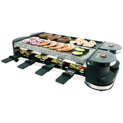 Korona 45071 raclette gril 8 pánví, nepřilnavý povlak, indikátor černá