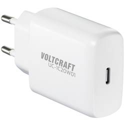 VOLTCRAFT UC-1C20W01 USB nabíječka 20 W vnitřní, do zásuvky (230 V) Výstupní proud (max.) 3 A USB-C® Počet výstupů: 1 x GaN