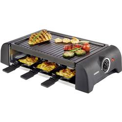 Korona 45065 raclette gril 6 pánví černá