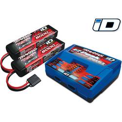 Traxxas Dual EZ Peak Plus modelářská multifunkční nabíječka, 100 V, 230 V, 8 A, vč. 2 akumulátorů LiPo