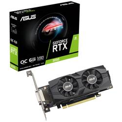 Asus grafická karta Nvidia GeForce RTX 3050 LP-BRK OC 6 GB GDDR6-RAM PCIe x16 DisplayPort, HDMI™, DVI NVIDIA G-Sync , přetaktovaná, nízký profil