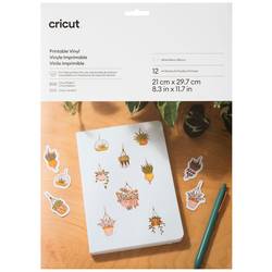 Cricut Printable Vinyl A4 Sada fólií Šířka řezu 29.7 cm bílá