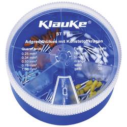 Klauke ST3B sada dutinek 0.25 mm², 0.34 mm², 0.5 mm², 0.75 mm², 1 mm² částečná izolace světle modrá, bílá, žlutá, oranžová, tyrkysová 150 díly