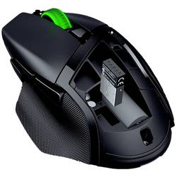 RAZER Basilisk V3 X HyperSpeed ergonomická herní myš Bluetooth® optická černá 7 tlačítko 18000 dpi ergonomická