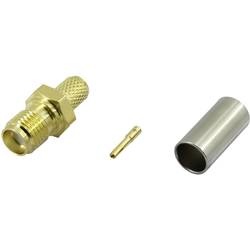 TRU COMPONENTS SMA-KC-RG58-1 1372243 SMA konektor zásuvka, rovná 50 Ω 1 ks