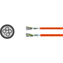 Helukabel TOPSERV® 112 707286 servo kabel 4 G 25 mm² + 2 x 1.50 mm², 100 m, oranžová