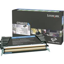 Lexmark vratná kazeta na toner C734 C736 X734 X736 X738 originál azurová 6000 Seiten C734A1CG