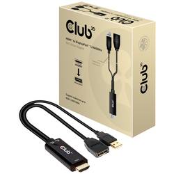 club3D CAC-1331 HDMI / DisplayPort adaptér [1x HDMI® - 1x DisplayPort] černá