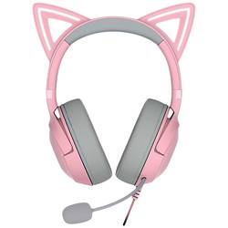 RAZER Kraken Kitty V2 Sluchátka Over Ear kabelová, RZ04-04730200-R3M1, stereo, růžová