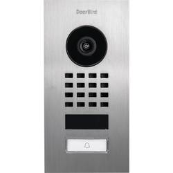 DoorBird D1101V Unterputz Wi-Fi, LAN domovní IP/video telefon venkovní jednotka, Nerezová ocel V4A (s práškovým nástřikem), 423866799