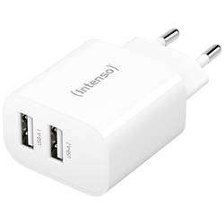 Intenso W24AA USB nabíječka 24 W vnitřní Výstupní proud (max.) 2.4 A USB A Počet výstupů: 2 x