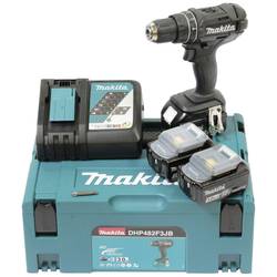 Makita DHP482F3JB 2cestný-aku příklepový šroubovák vč. nabíječky, vč. 3x aku