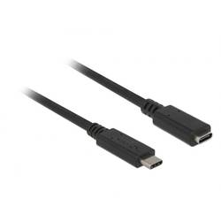 Delock USB kabel USB 3.2 Gen1 (USB 3.0 / USB 3.1 Gen1) USB-C ® zástrčka, USB-C ® zásuvka 2.00 m černá 85542