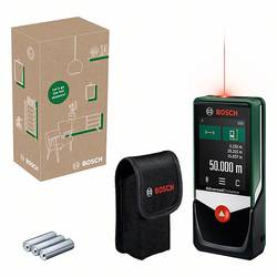 Bosch Home and Garden AdvancedDistance 50C laserový měřič vzdálenosti Bluetooth, dotyková obrazovka 50 m