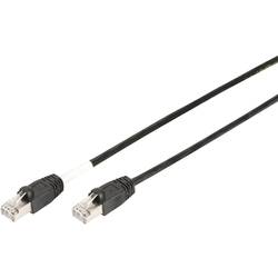 Digitus DK-1644-030/BL-OD RJ45 síťové kabely, propojovací kabely CAT 6 S/FTP 3.00 m černá odolné proti UV záření, kroucené páry 1 ks