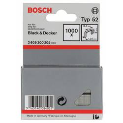 Bosch Accessories 2609200205 svorky z plochého drátu Typ 52 1000 ks Rozměry (d x š) 8 mm x 12.3 mm