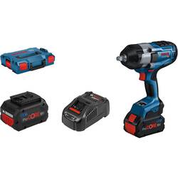 Bosch Professional GDS 18V-1000 06019J8303 aku rázový utahovák 1 000 Nm 18 V Počet přibalených akumulátorů 2 5.5 Ah Li-Ion vč. 2x aku, vč. nabíječky, kufřík