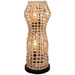 ECO-Light CAPELLA 9520 PT2 RT stojací lampa E27 Rattan, přírodní