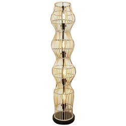 ECO-Light BAMBOO 9510 PT4-H BA stojací lampa E27 bambusová, přírodní