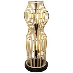 ECO-Light BAMBOO 9510 PT2-H BA stojací lampa E27 bambusová, přírodní