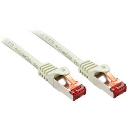 LINDY 47347 RJ45 síťové kabely, propojovací kabely CAT 6 S/FTP 7.50 m šedá 1 ks