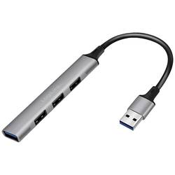 LogiLink UA0391 USB 3.0-hub hliníkově šedá