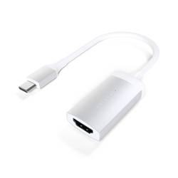 Satechi ST-TC4KHAS USB-C® / HDMI adaptér [1x USB-C® zástrčka - 1x HDMI zásuvka] stříbrná 4K UHD