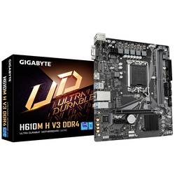 Gigabyte GA-H610M H V3 Základní deska Socket (PC) Intel® 1700 Tvarový faktor Micro-ATX Čipová sada základní desky Intel® H610 Express