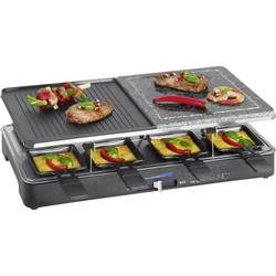 Clatronic RG 3518 raclette gril 8 pánví černá