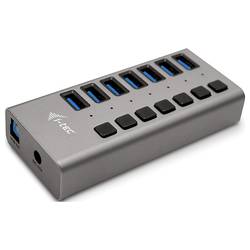 i-tec I-TEC USB 3.0 Charging HUB 7 Port USB kombinovaný hub šedá