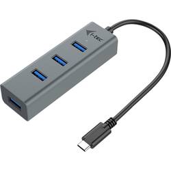 i-tec I-TEC USB C Metal HUB 4 Port passive USB kombinovaný hub šedá