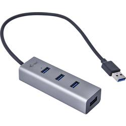 i-tec I-TEC USB 3.0 Metal HUB 4 port Passive USB kombinovaný hub šedá