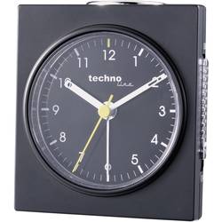 Techno Line Model Q schwarz Quartz budík černá (matná) časů buzení 1