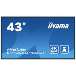 Iiyama ProLite LH4365UHSB-B1 displej Digital Signage Energetická třída (EEK2021): E (A - G) 108 cm (42.5 palec) 3840 x 2160 Pixel 24/7 Funkce proti vzplanutí,