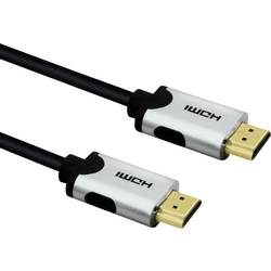 Value HDMI kabel Zástrčka HDMI-A, Zástrčka HDMI-A 2.00 m černá 11.99.5942 10K UHD, 8K UHD, dvoužilový stíněný HDMI kabel