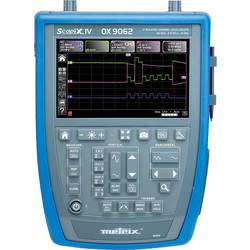 Metrix OX 9062 digitální osciloskop 60 MHz, 2kanálový, 2.5 GSa/s, 100 kpts, 12 Bit, s pamětí (DSO), ruční provedení, funkce multimetru, spektrální analyzátor,