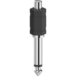 Hama 00205188 cinch / jack audio adaptér [1x cinch zásuvka - 1x jack zástrčka 6,3 mm] černá