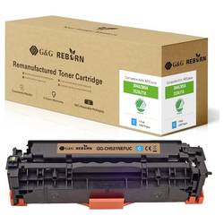 G&G Toner náhradní HP, Canon 304A, 305A, 312A, 718C kompatibilní azurová 2800 Seiten Reborn remanufactured 21220