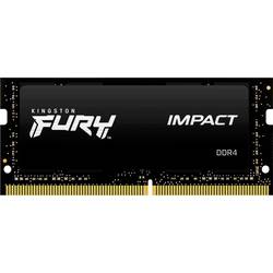 Kingston FURY Impact RAM modul pro notebooky DDR4 8 GB 1 x 8 GB 2666 MHz 204pinový SO-DIMM CL15 KF426S15IB/8