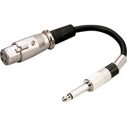 Monacor MCA-15/1 audio adaptér [1x XLR zásuvka - 1x jack zástrčka 3,5 mm] 15 cm