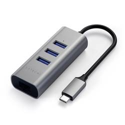 Satechi ST-TC2N1USB31AM USB kombinovaný hub vesmírná šedá