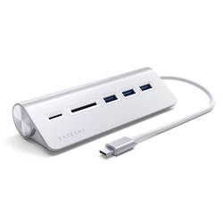 Satechi ST-TCHCRS USB kombinovaný hub stříbrná