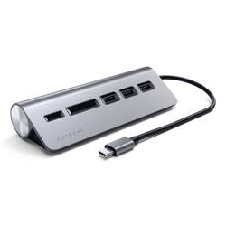 Satechi ST-TCHCRM USB kombinovaný hub vesmírná šedá