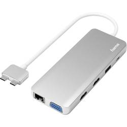 Hama USB-C® dokovací stanice Vhodné pro značky (dokovací stanice pro notebook): Apple MacBook vč. funkce nabíjení, napájení USB-C®