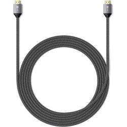 Satechi HDMI kabel Zástrčka HDMI-A 2 m šedá ST-8KHC2MM 8K UHD HDMI kabel