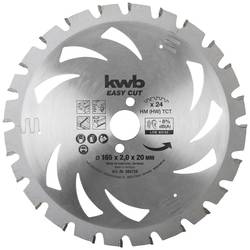 kwb 584738 tvrdokovový pilový kotouč 165 x 20 x 1.24 mm Počet zubů (na palec): 24 1 ks