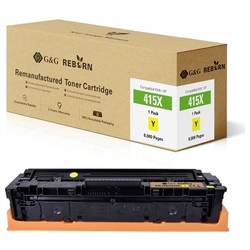 G&G Toner náhradní HP 415X kompatibilní žlutá 6000 Seiten Reborn remanufactured 21275